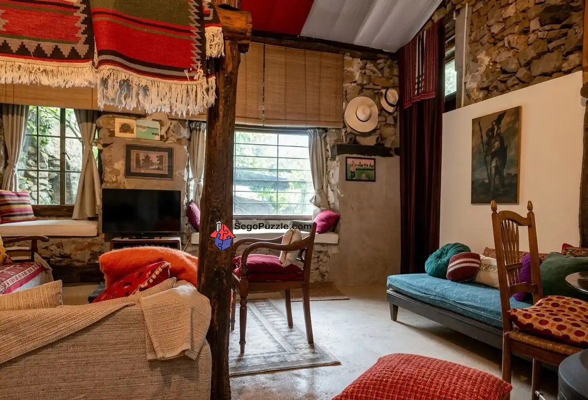 Sala d'estar de Casa o xalet en venda en Torrecaballeros amb Calefacció