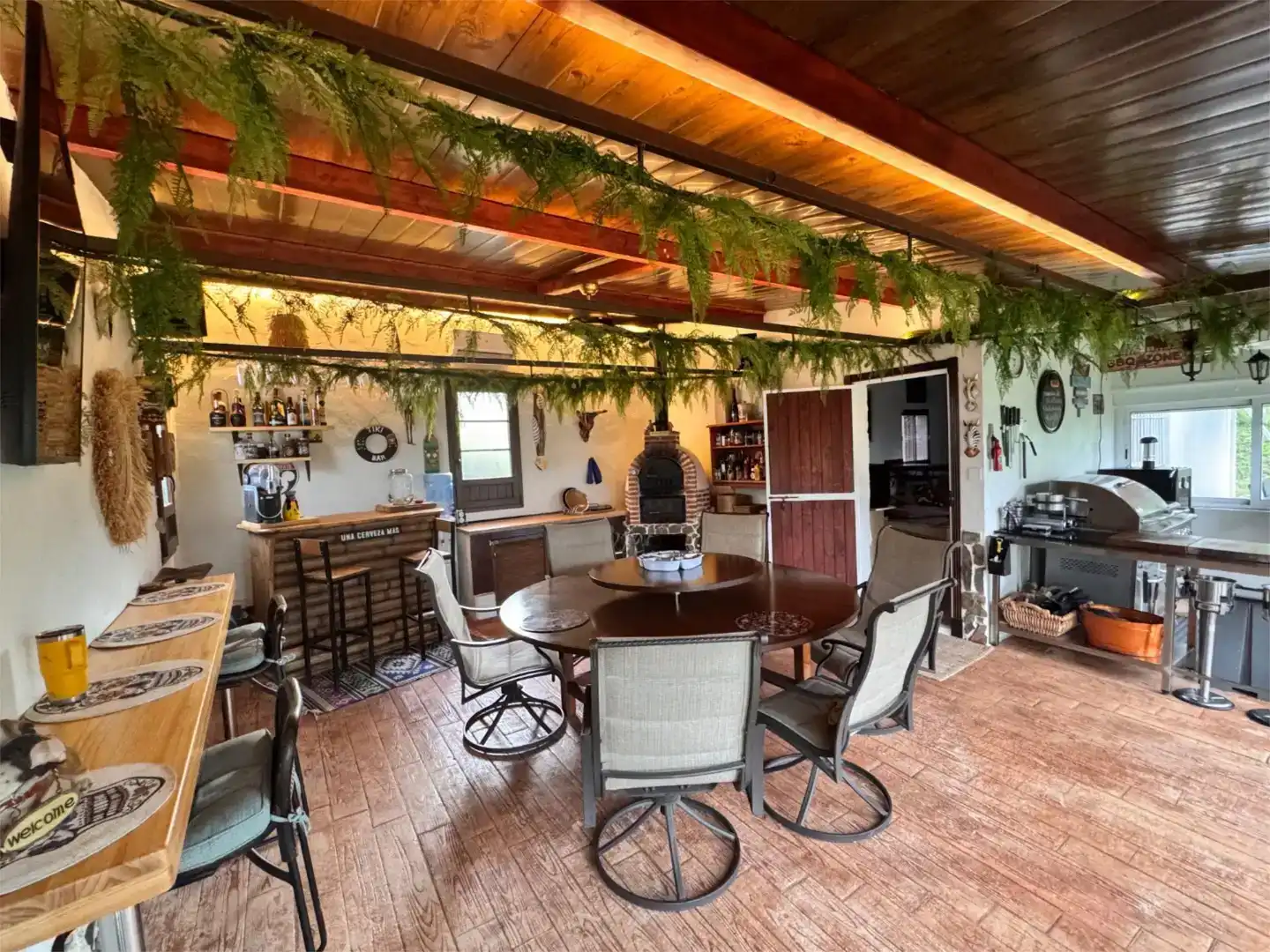 Comedor de Finca rústica en venta en El Madroño con Aire acondicionado, Jardín privado y Parquet