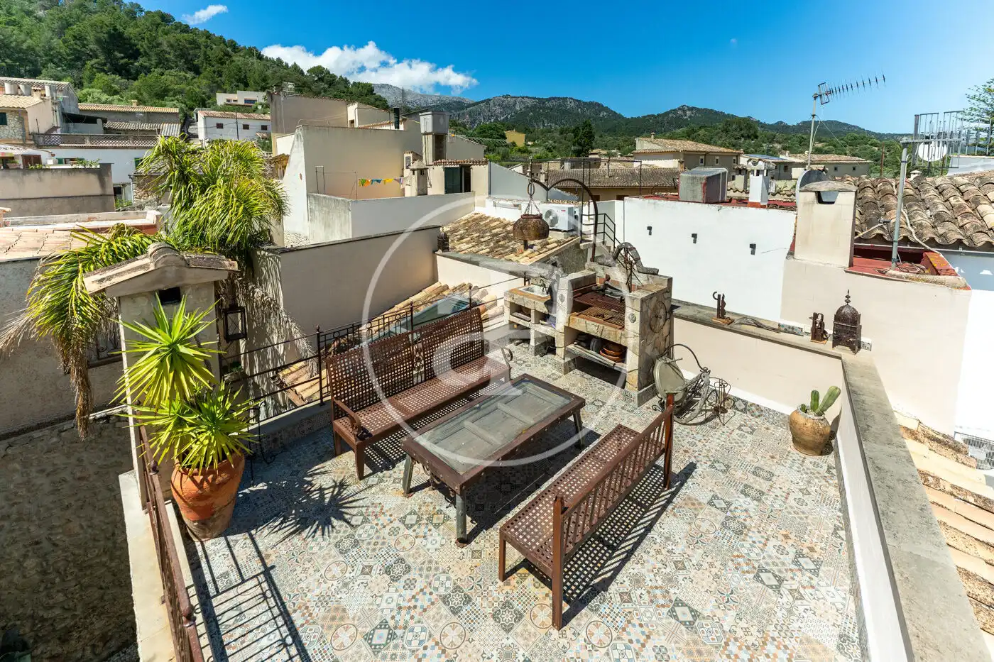 Terraza de Casa adosada en venta en Mancor de la Vall con Aire acondicionado, Calefacción y Jardín privado