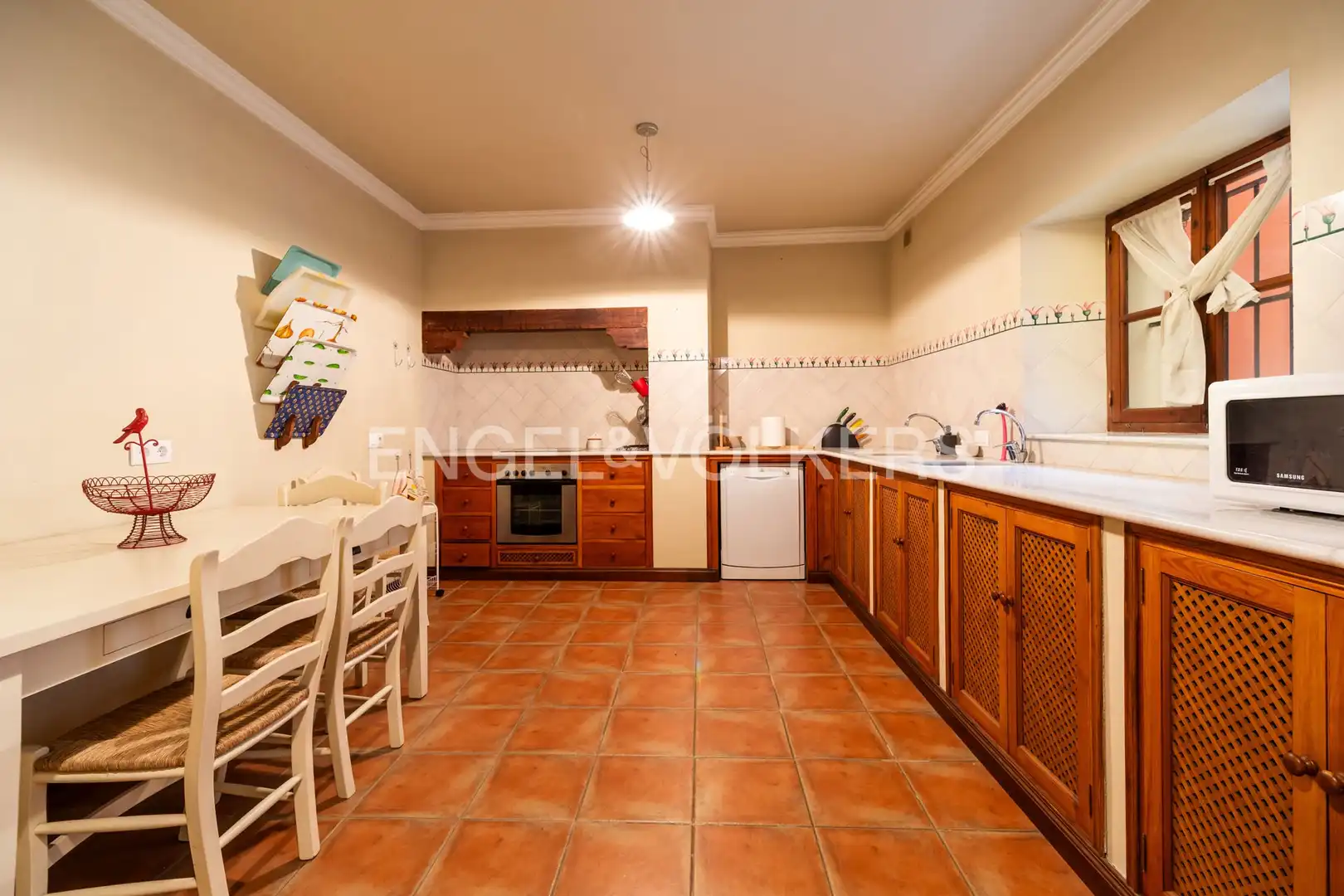 Cocina de Casa o chalet de alquiler en Sanlúcar de Barrameda con Aire acondicionado, Calefacción y Terraza