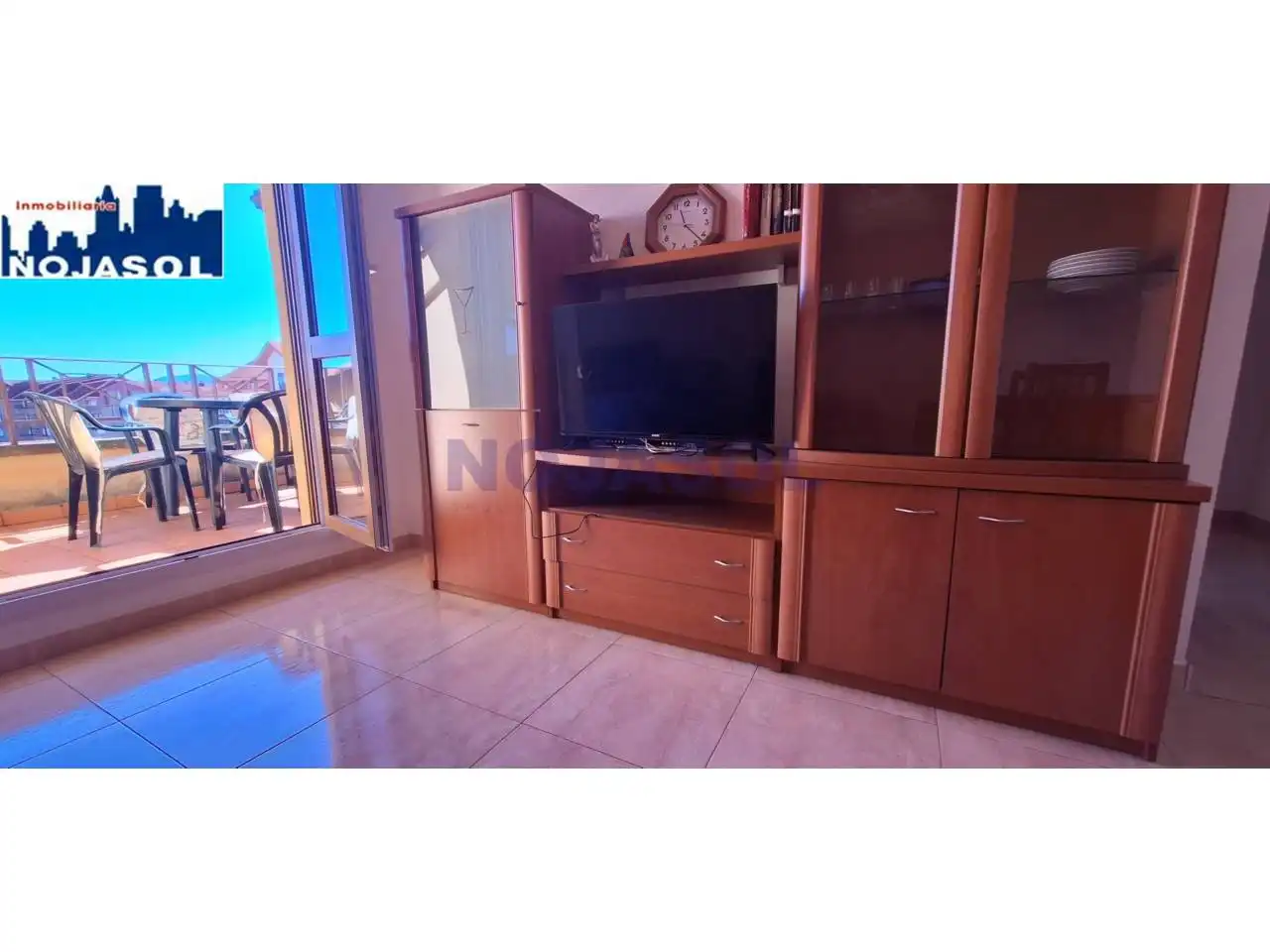 Schlafzimmer von Dachboden zur Miete in Noja mit Heizung, Terrasse und Möbliert