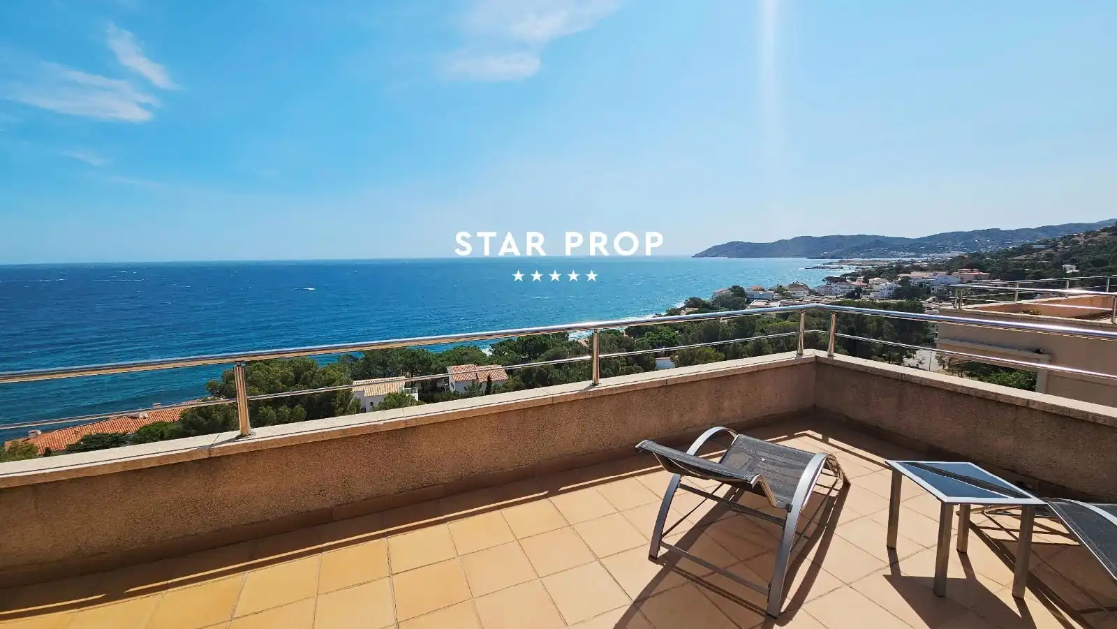 Terrasse von Dachboden zum Verkauf in Llançà mit Klimaanlage, Heizung und Terrasse