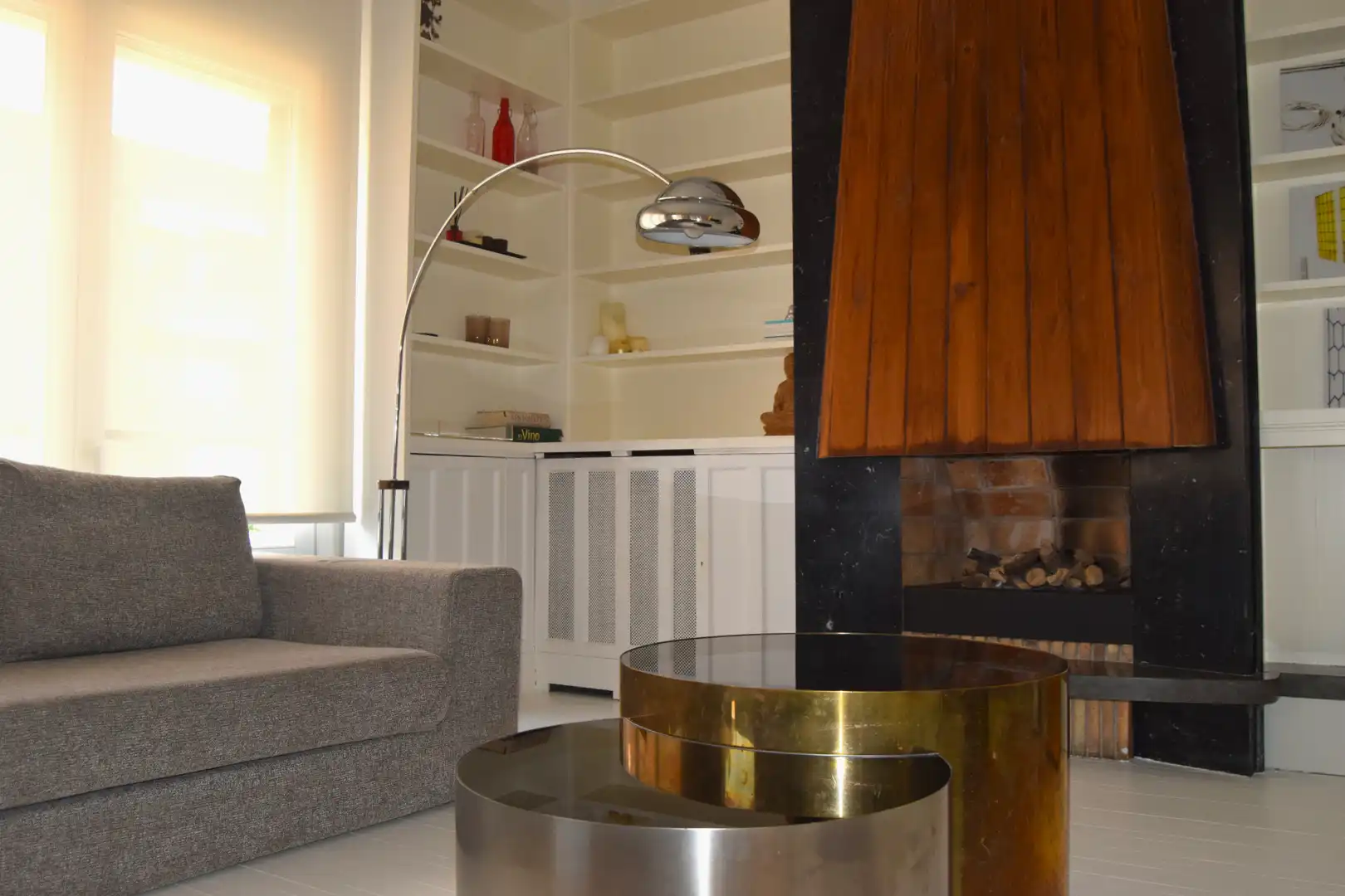 Sala de estar de Piso de alquiler en Barcelona con Aire acondicionado, Calefacción y Parquet