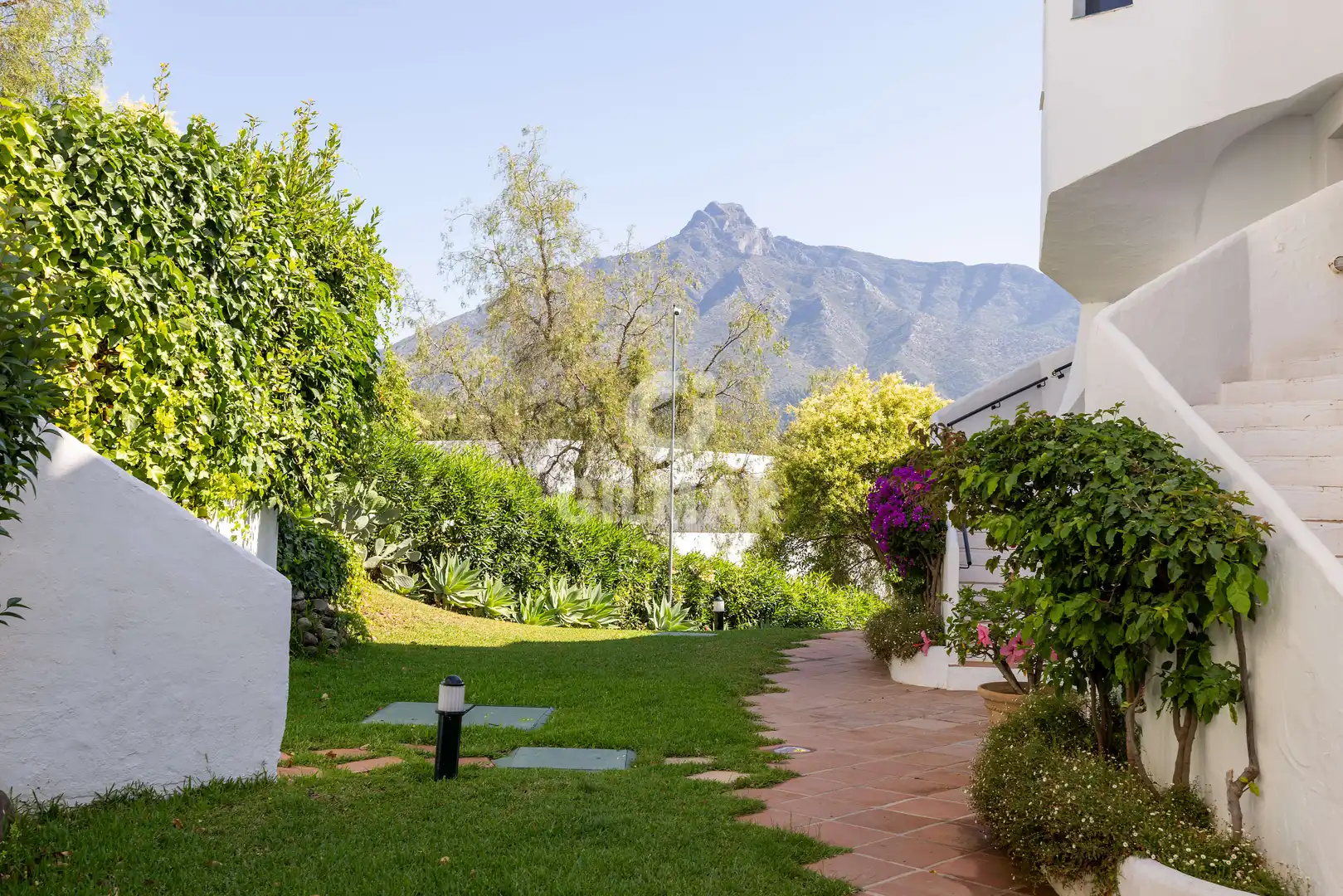 Garden of Duplexes for sale in Marbella  with Heating, Storage room and Swimming Pool