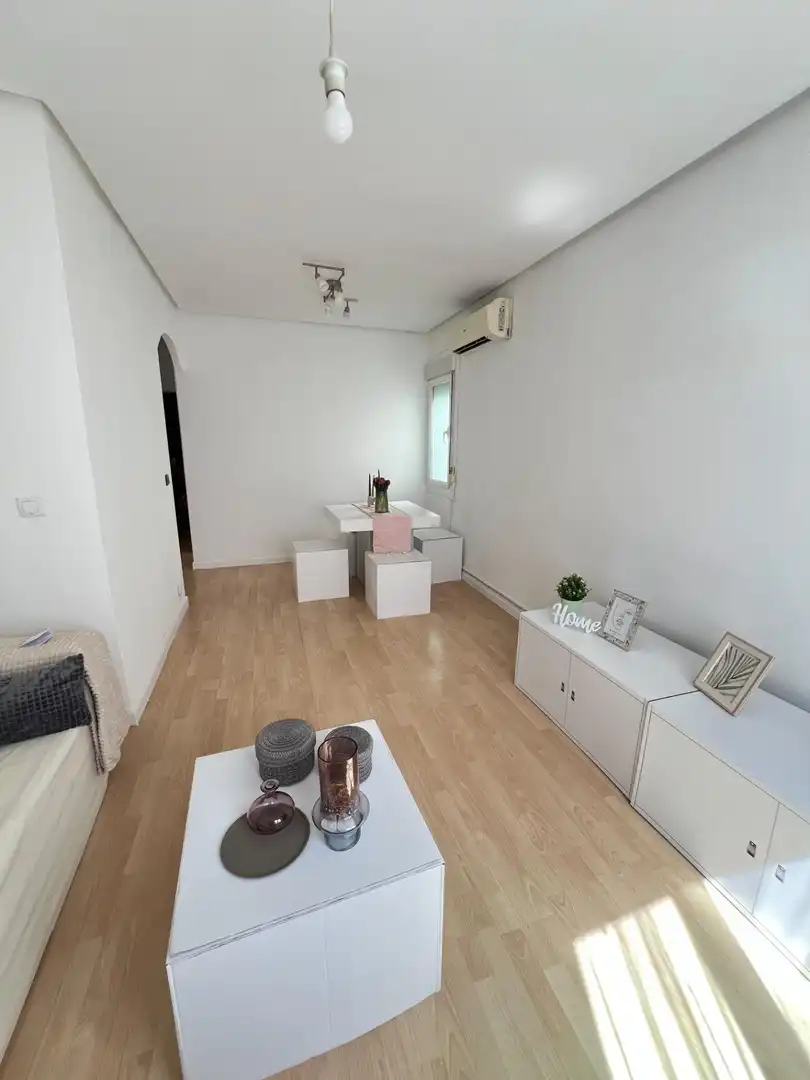 Sala d'estar de Apartament de lloguer en Madrid amb Aire condicionat i Calefacció