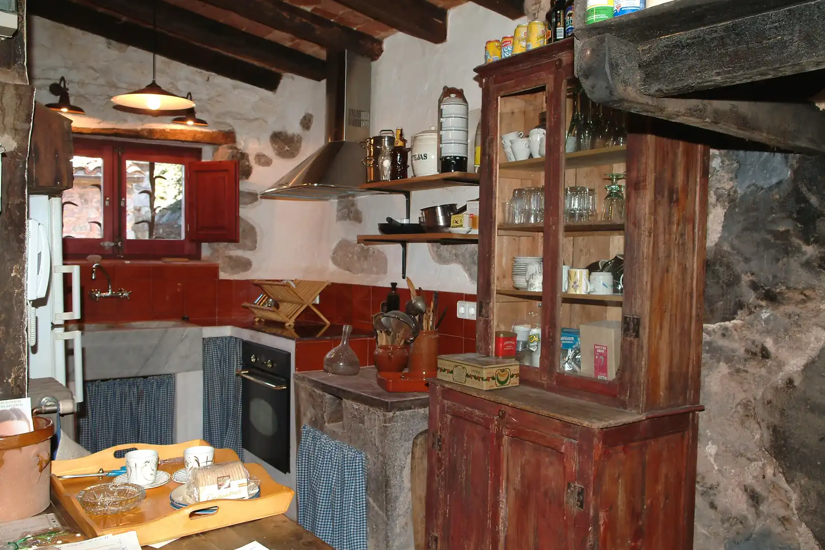 Cocina de Finca rústica en venta en Camprodon con Calefacción, Jardín privado y Terraza