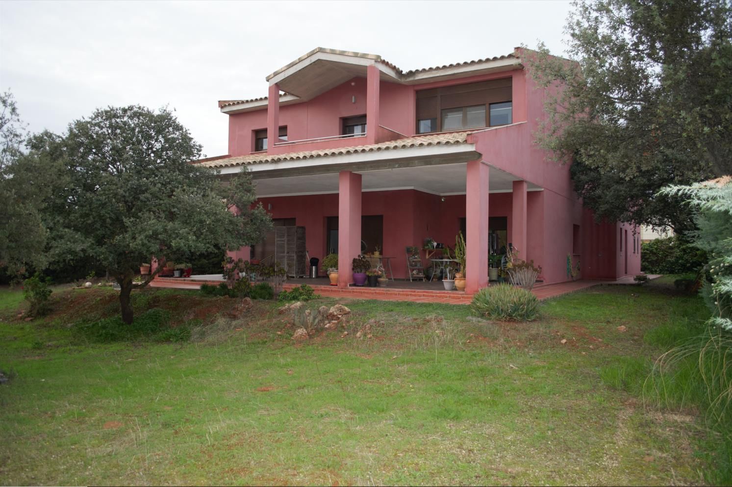 Garden of Single-family semi-detached for sale in Cáceres Capital  with Air Conditioner, Heating and Private garden