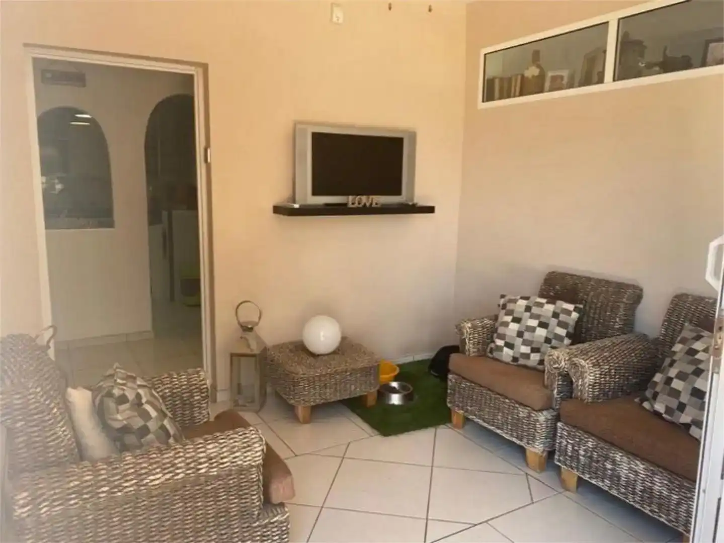 Sala d'estar de Pis en venda en Albatera amb Aire condicionat, Jardí privat i Parquet