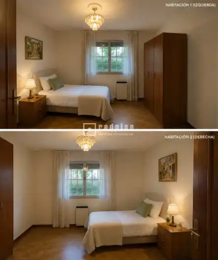 Schlafzimmer von Wohnung zum Verkauf in Madrid mit Parkett