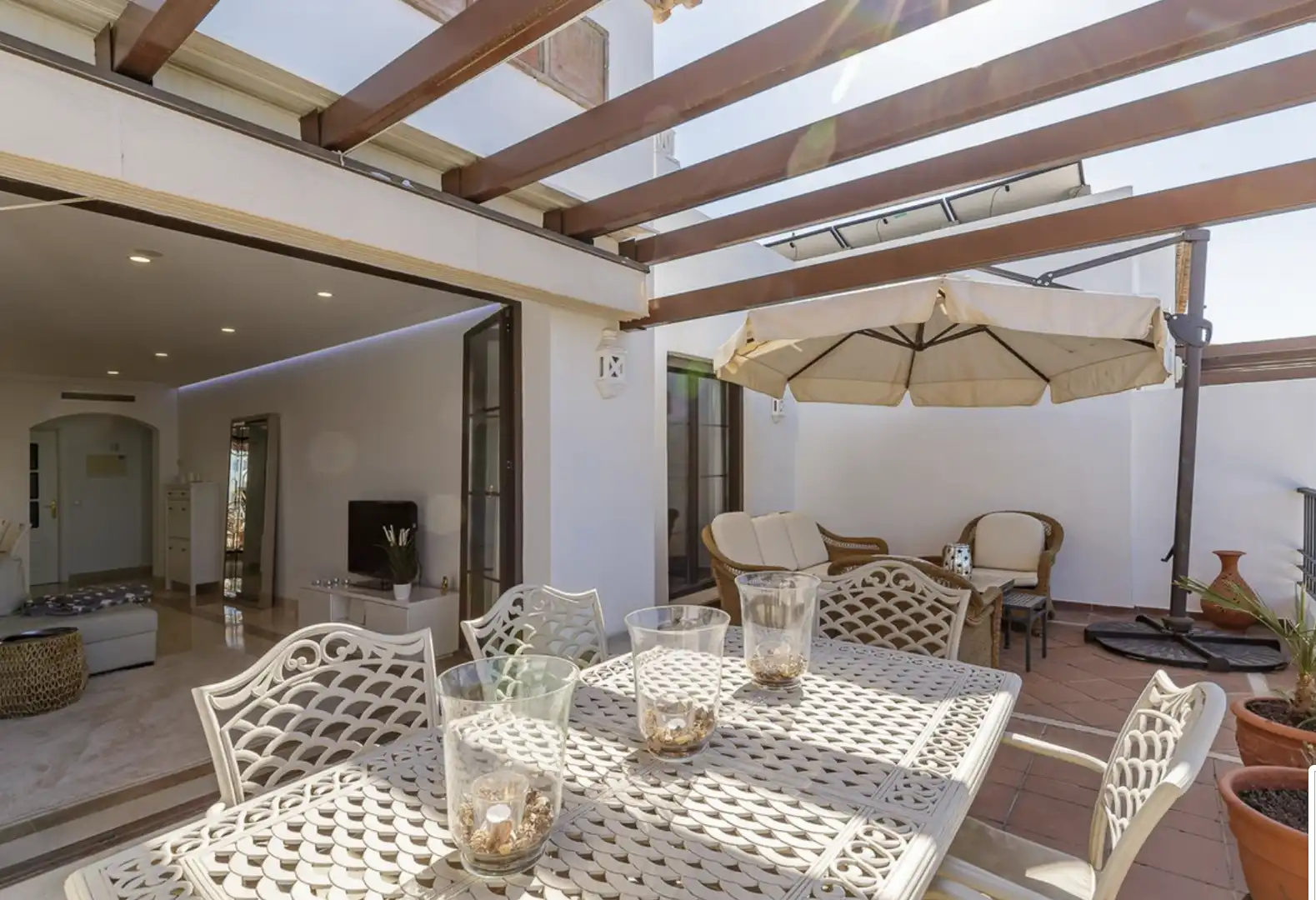 Terraza de Ático en venta en Benahavís con Aire acondicionado, Terraza y Trastero