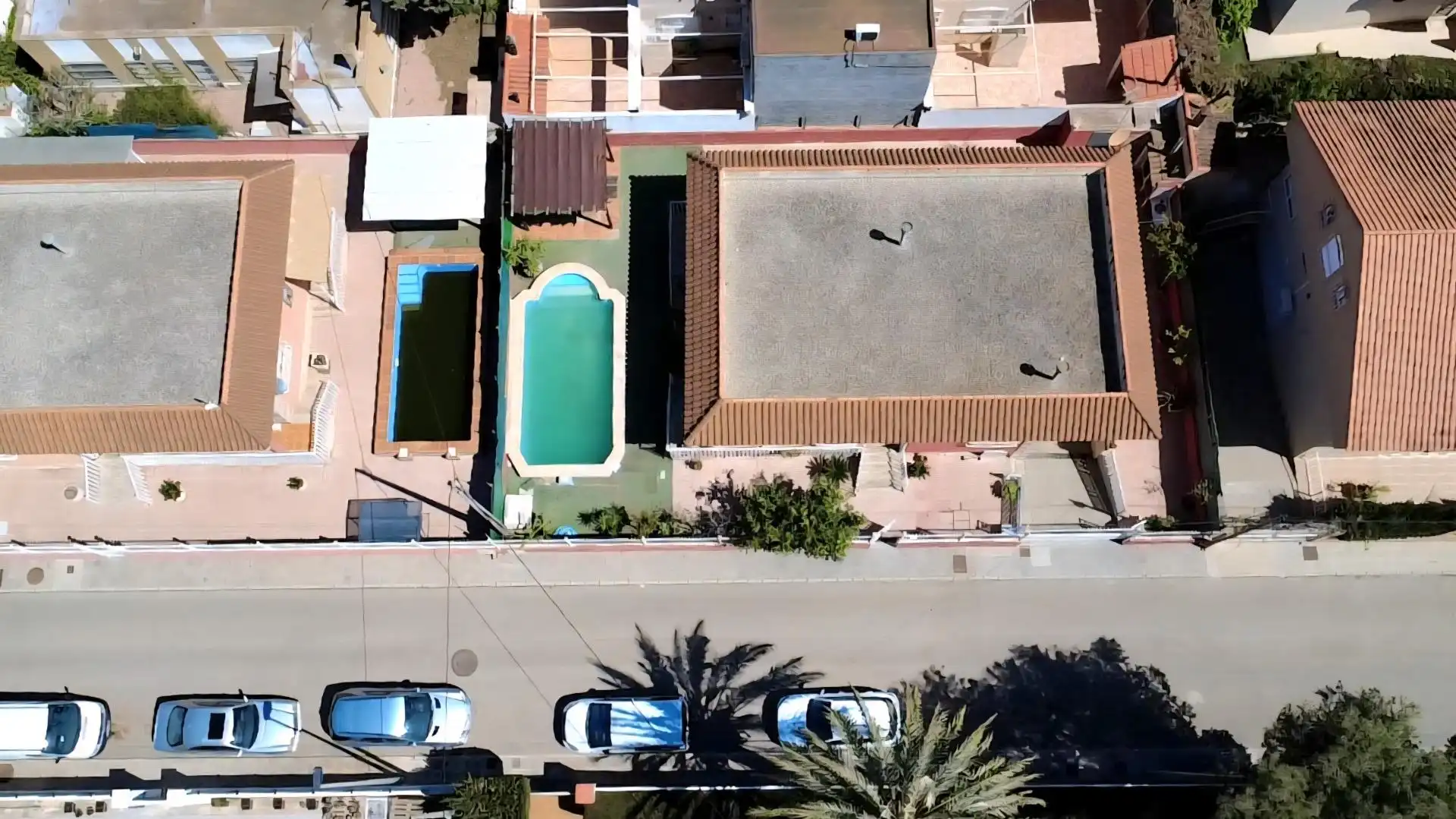Vista exterior de Casa o chalet en venta en Cartagena con Aire acondicionado, Jardín privado y Piscina