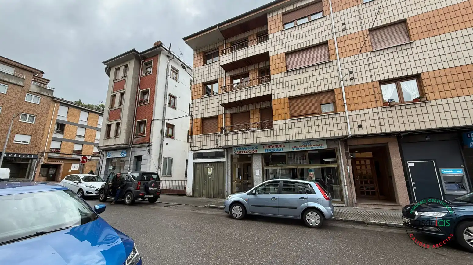 Exterior view of Flat for sale in Aller  with Heating, Parquet flooring and Storage room