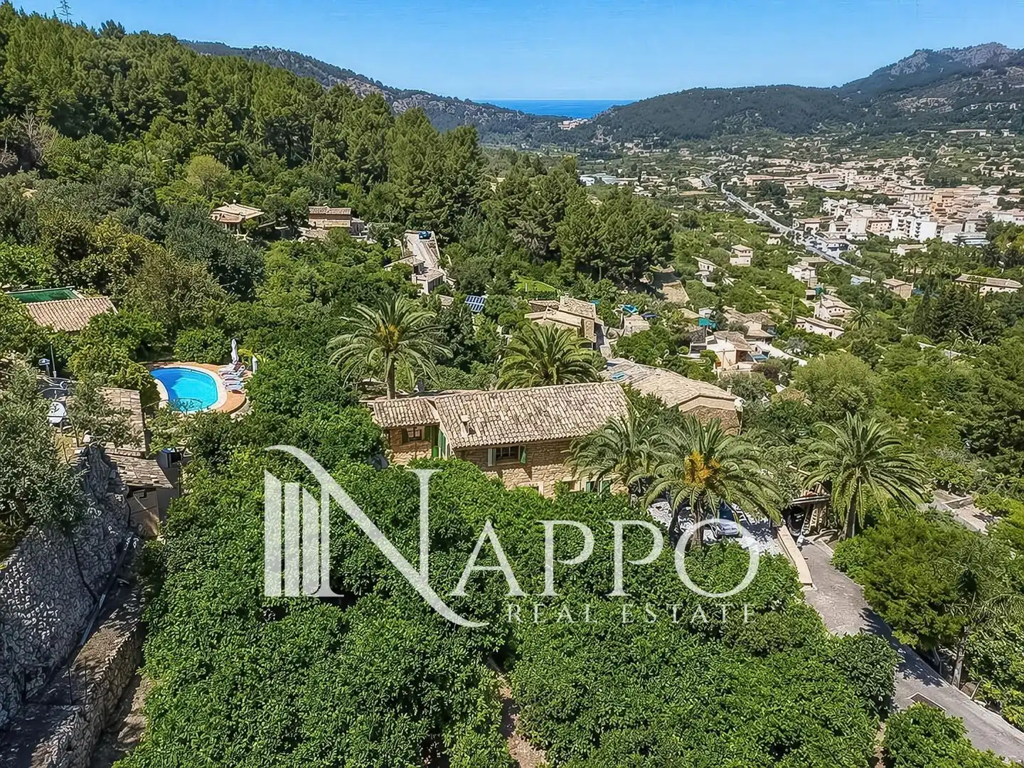 Exterior view of Houses for sale in Sóller  with Air Conditioner, Storage room and Swimming Pool