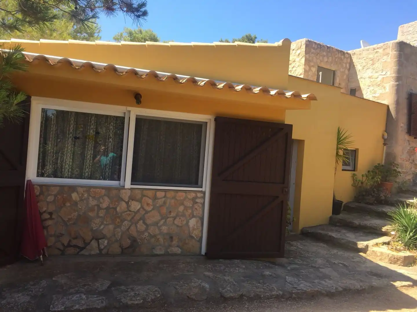 Vista exterior de Casa o xalet en venda en Formentera amb Jardí privat, Terrassa i Piscina