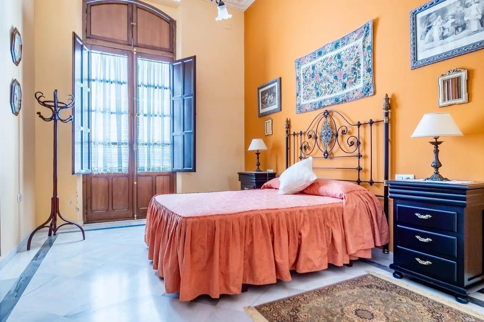 Schlafzimmer von Country house zum Verkauf in Villalba del Alcor mit Klimaanlage, Privatgarten und Abstellraum