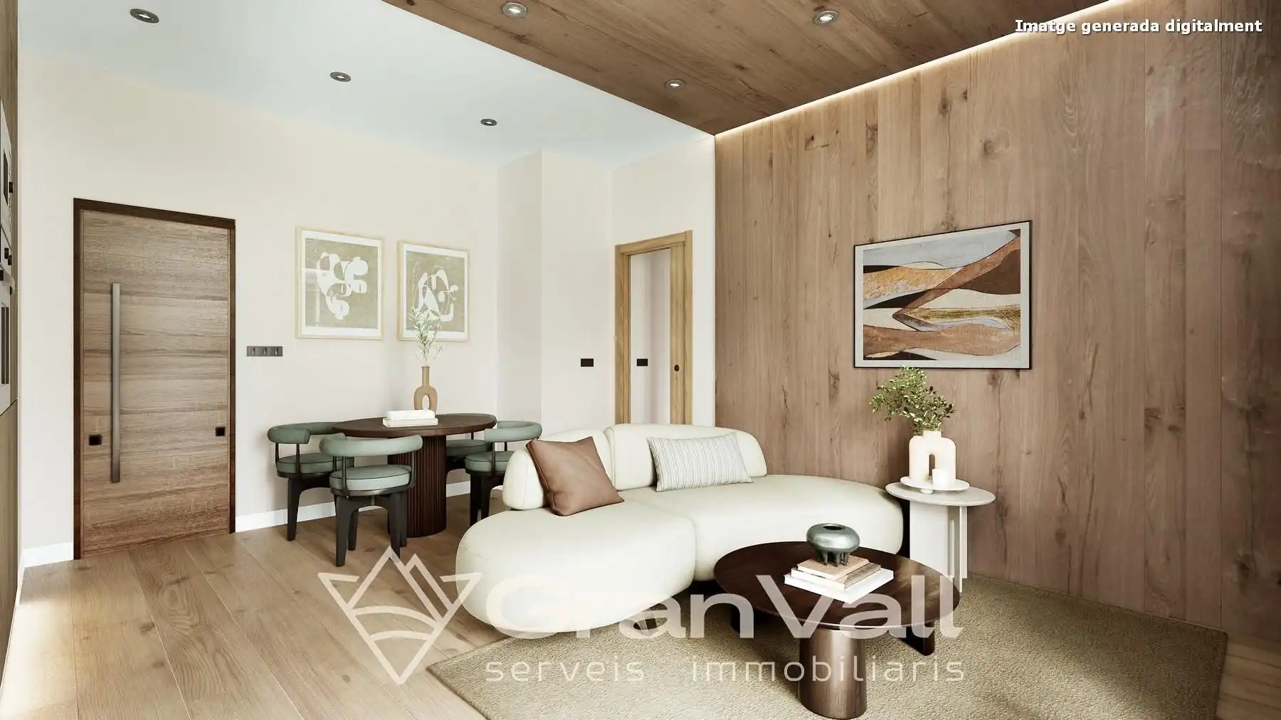 Living room of Apartments for sale in Puigcerdà  with Heating, Parquet flooring and Storage room