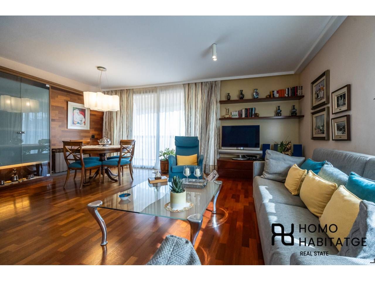 Sala d'estar de Dúplex en venda en Sabadell amb Aire condicionat, Calefacció i Parquet