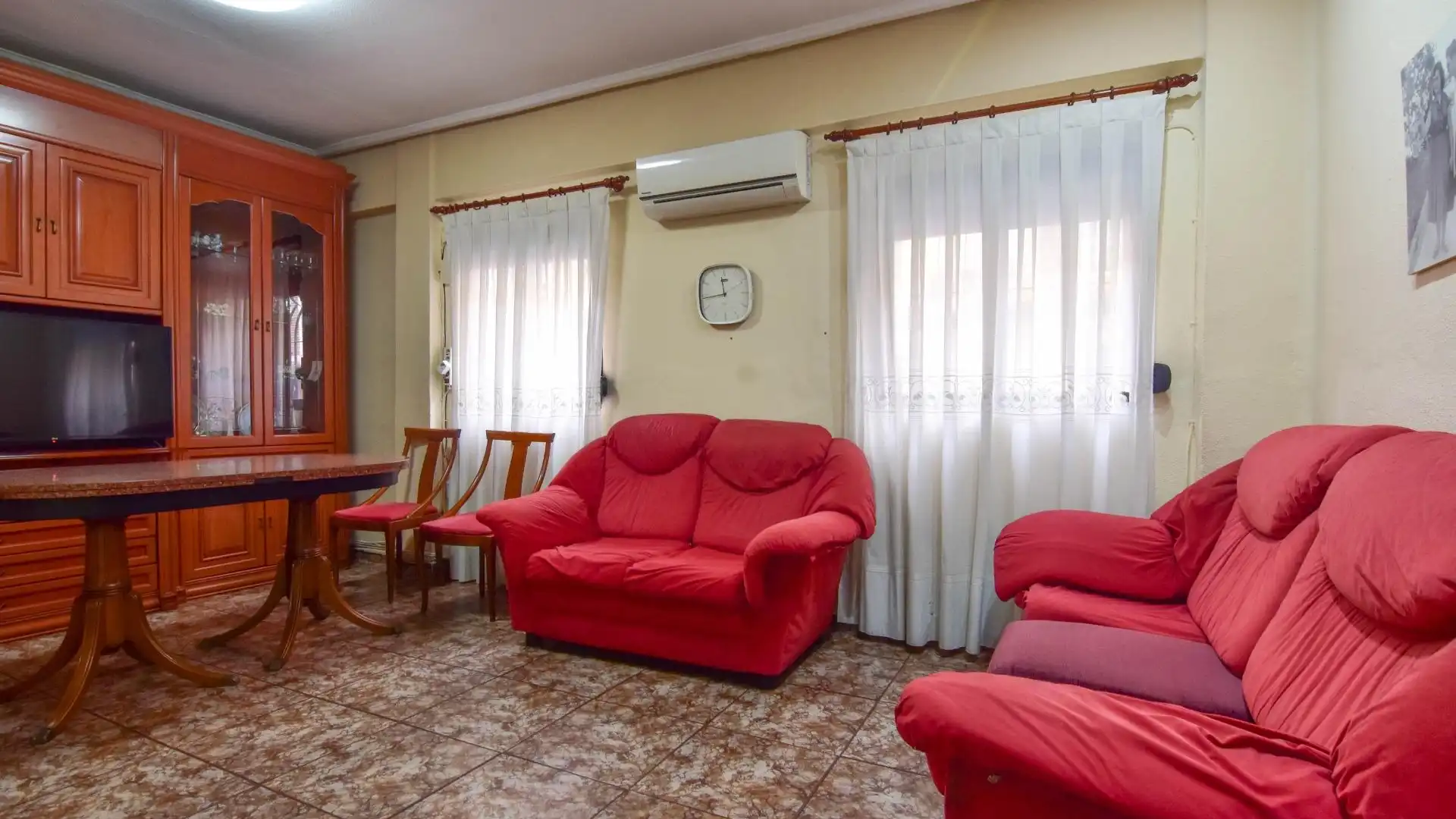 Sala d'estar de Pis en venda en  Valencia Capital amb Aire condicionat i Terrassa