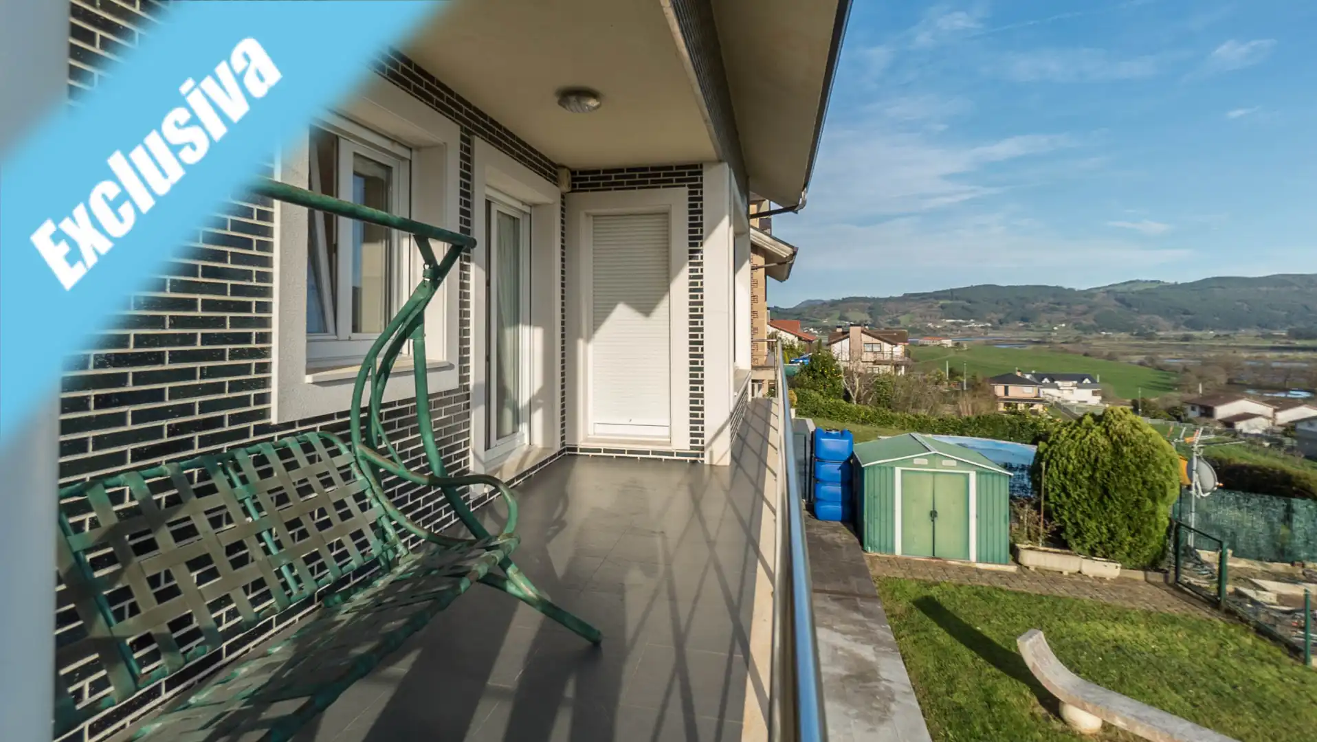 Balcony of Houses for sale in Bárcena de Cicero  with Air Conditioner, Heating and Private garden