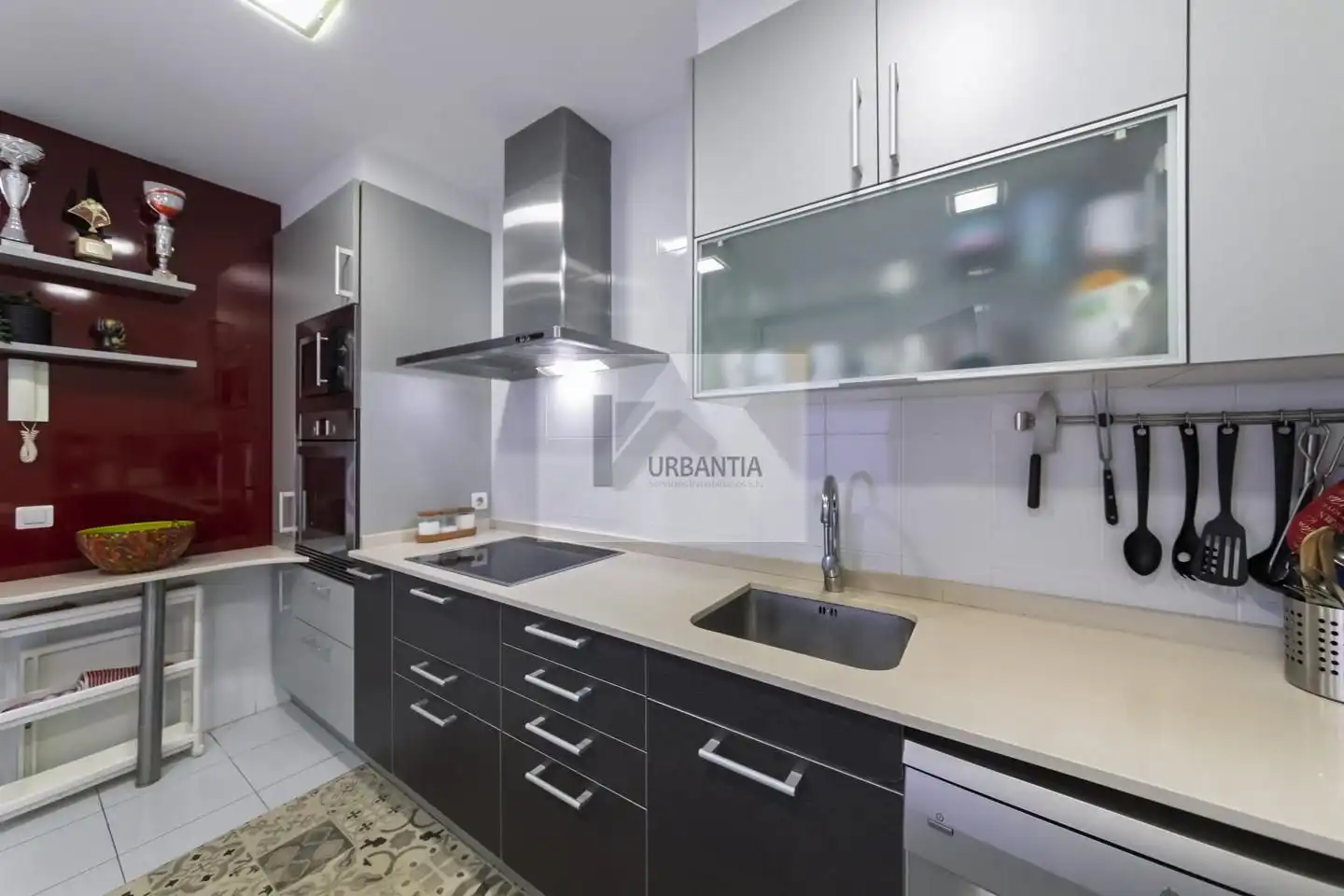 Cuina de Planta baixa en venda en Orkoien amb Calefacció, Parquet i Terrassa