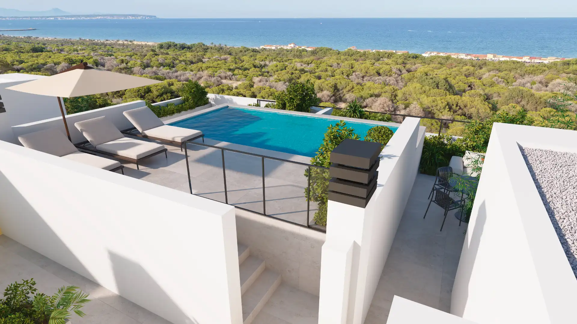 Neubau-Penthouse mit Pool zum Verkauf in Carrer Colon, imagen 14