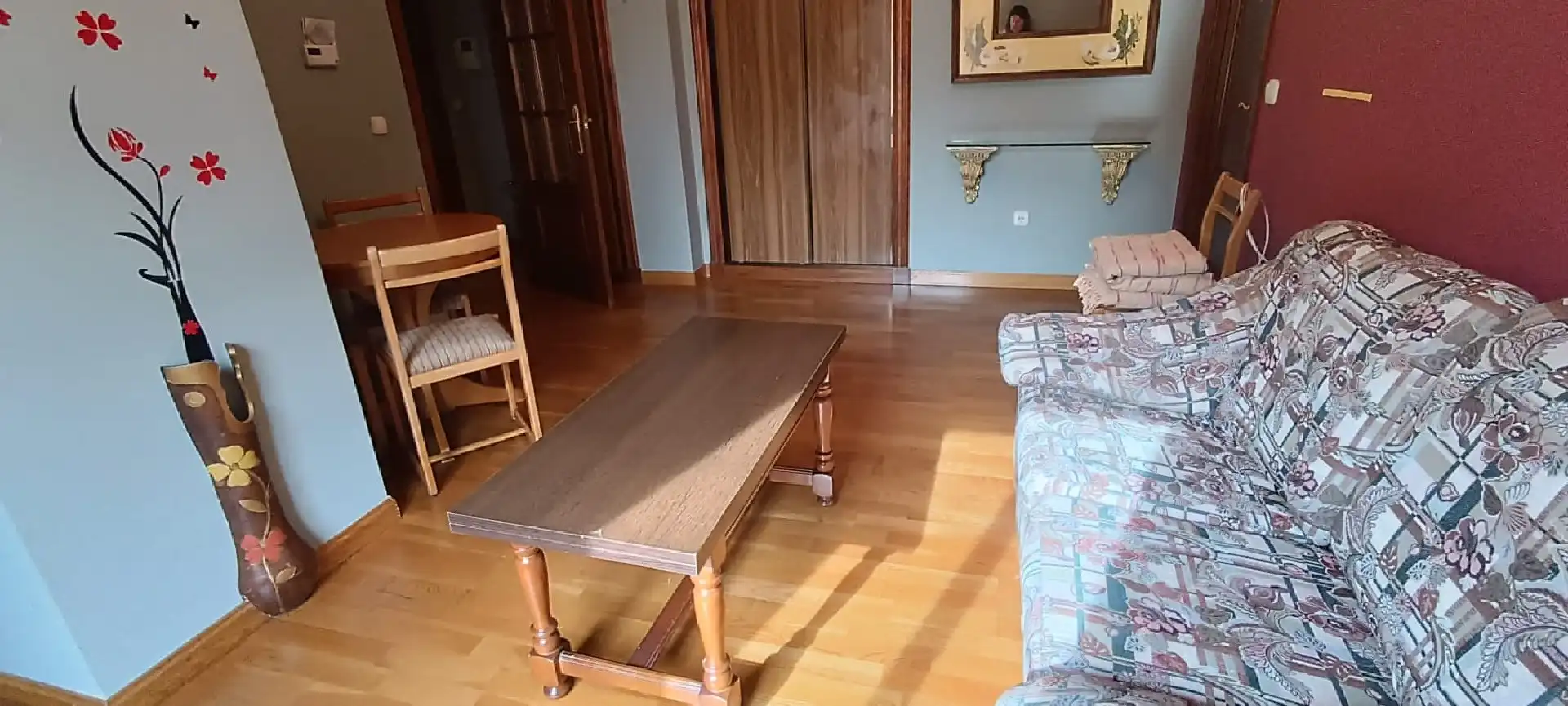 Sala de estar de Apartamento de alquiler en Palencia con Calefacción, Terraza y Amueblado