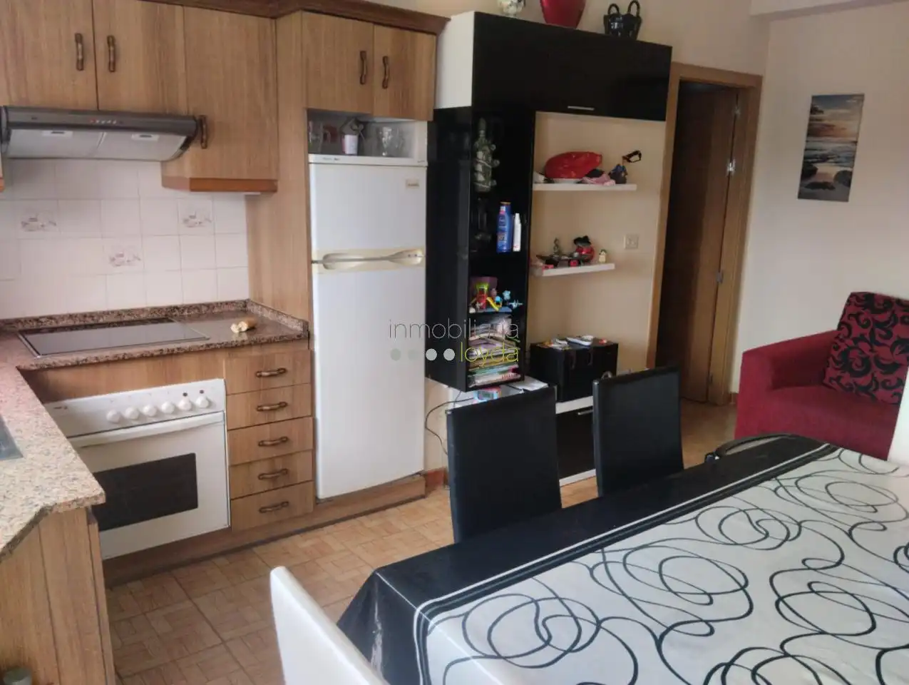 Cocina de Piso de alquiler en Cangas  con Calefacción, Terraza y Trastero