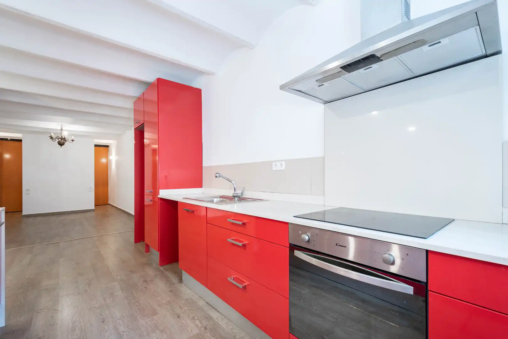 Cocina de Casa adosada en venta en Barcelona con Aire acondicionado, Calefacción y Parquet