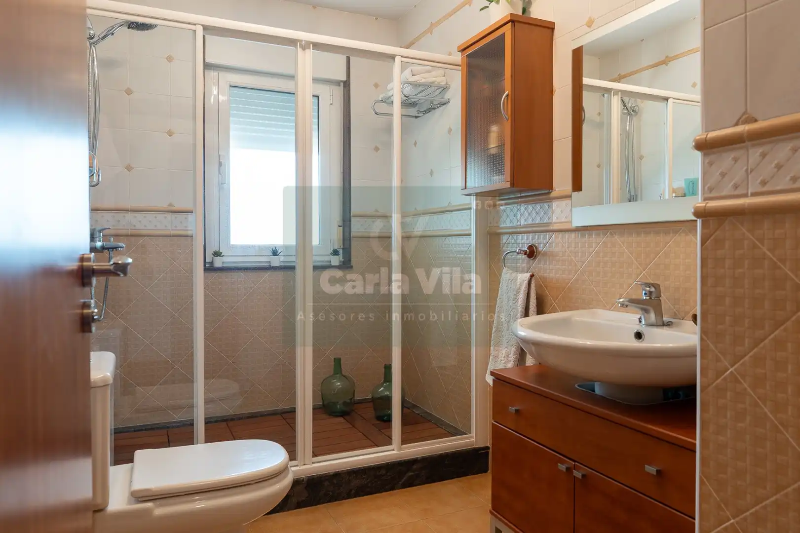 Bathroom of Houses for sale in Outeiro de Rei  with Heating, Private garden and Parquet flooring