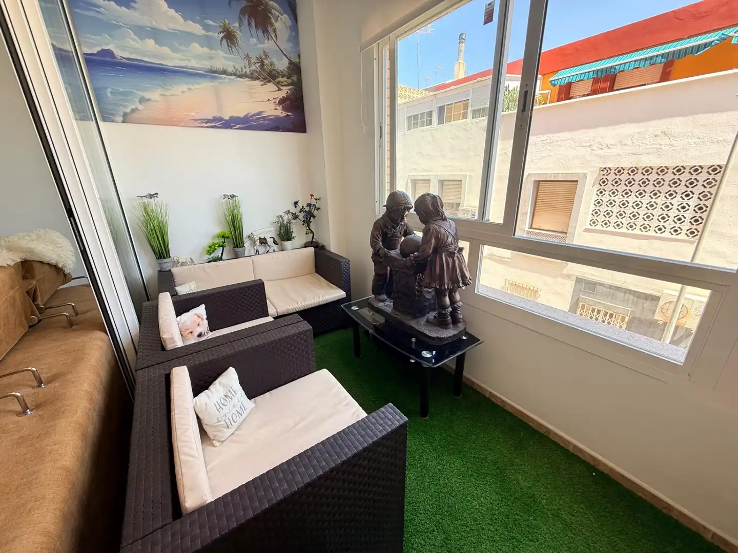 Terraza de Piso en venta en Roquetas de Mar con Amueblado