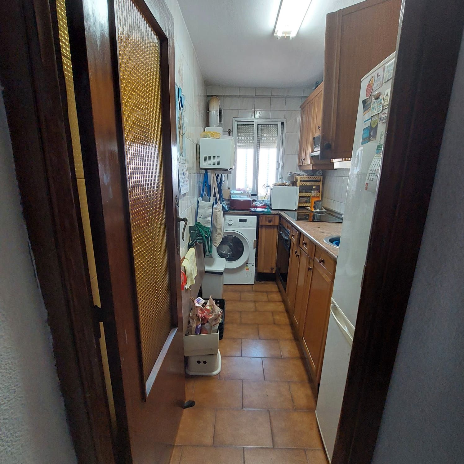 Kitchen of Flat for sale in  Madrid Capital  with Terrace