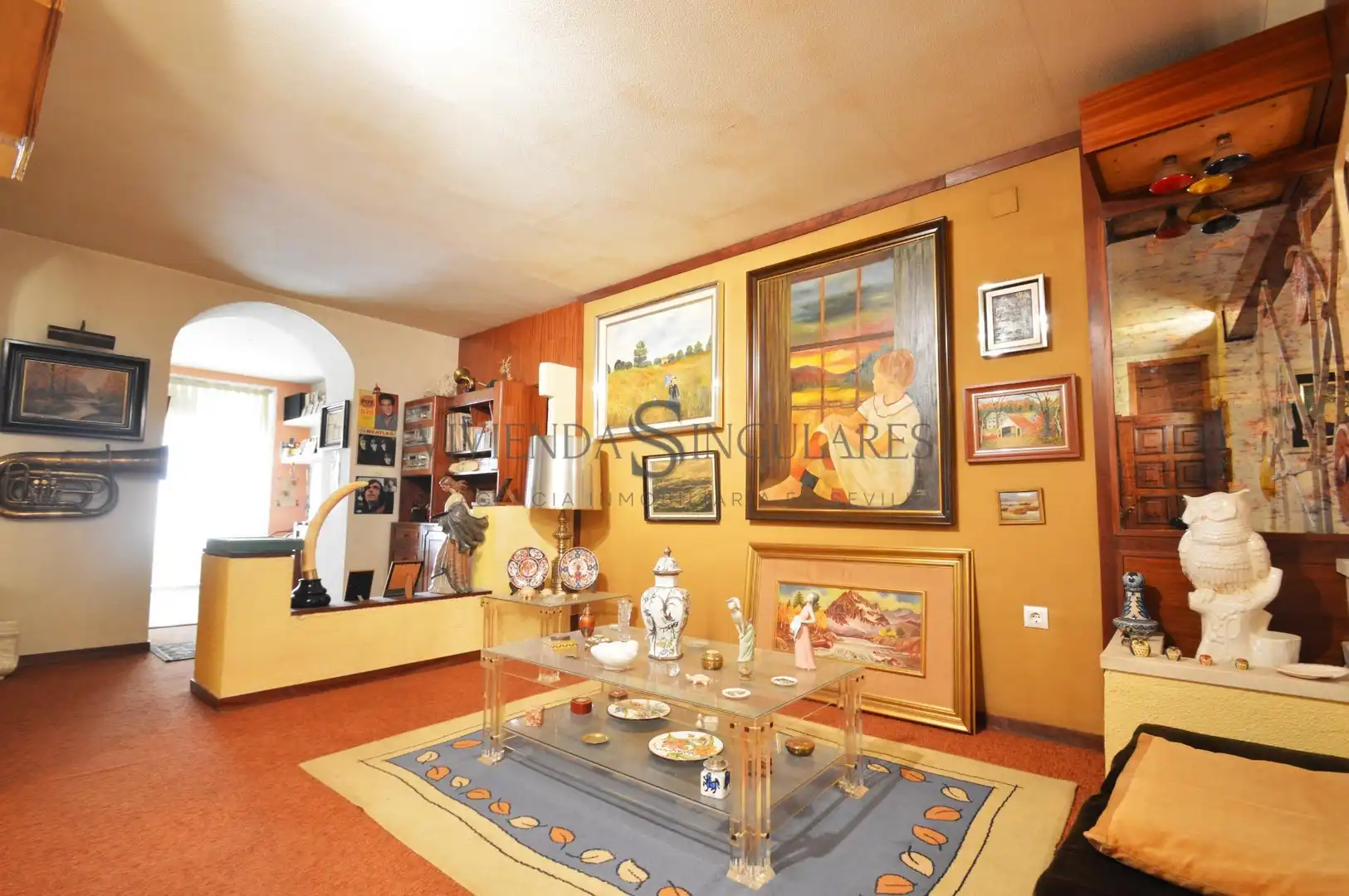 Sala d'estar de Casa o xalet en venda en Sevilla amb Terrassa, Traster i Balcó