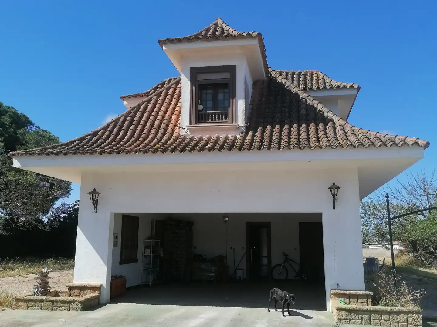 Vista exterior de Finca rústica en venda en Chiclana de la Frontera amb Terrassa, Traster i Piscina