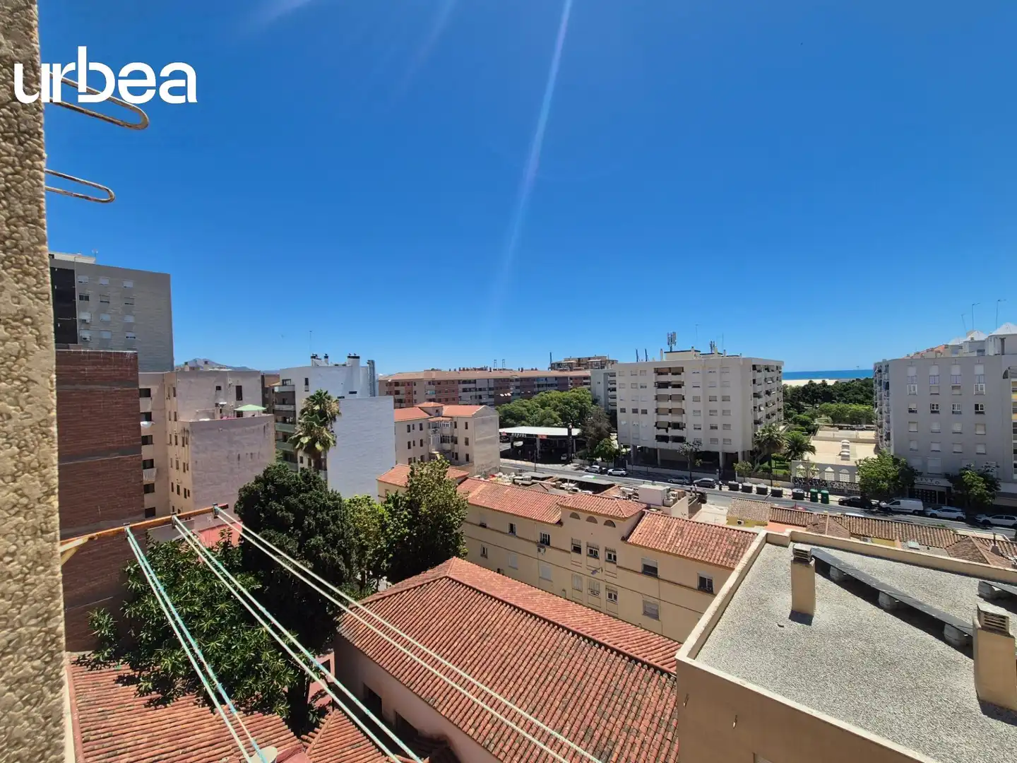 Vista exterior de Piso de alquiler en Málaga con Calefacción, Amueblado y Balcón