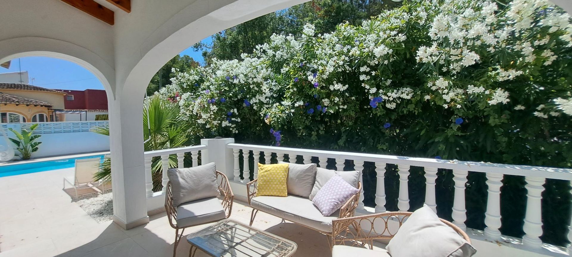 Terrace of House or chalet for sale in Els Poblets  with Air Conditioner, Heating and Private garden