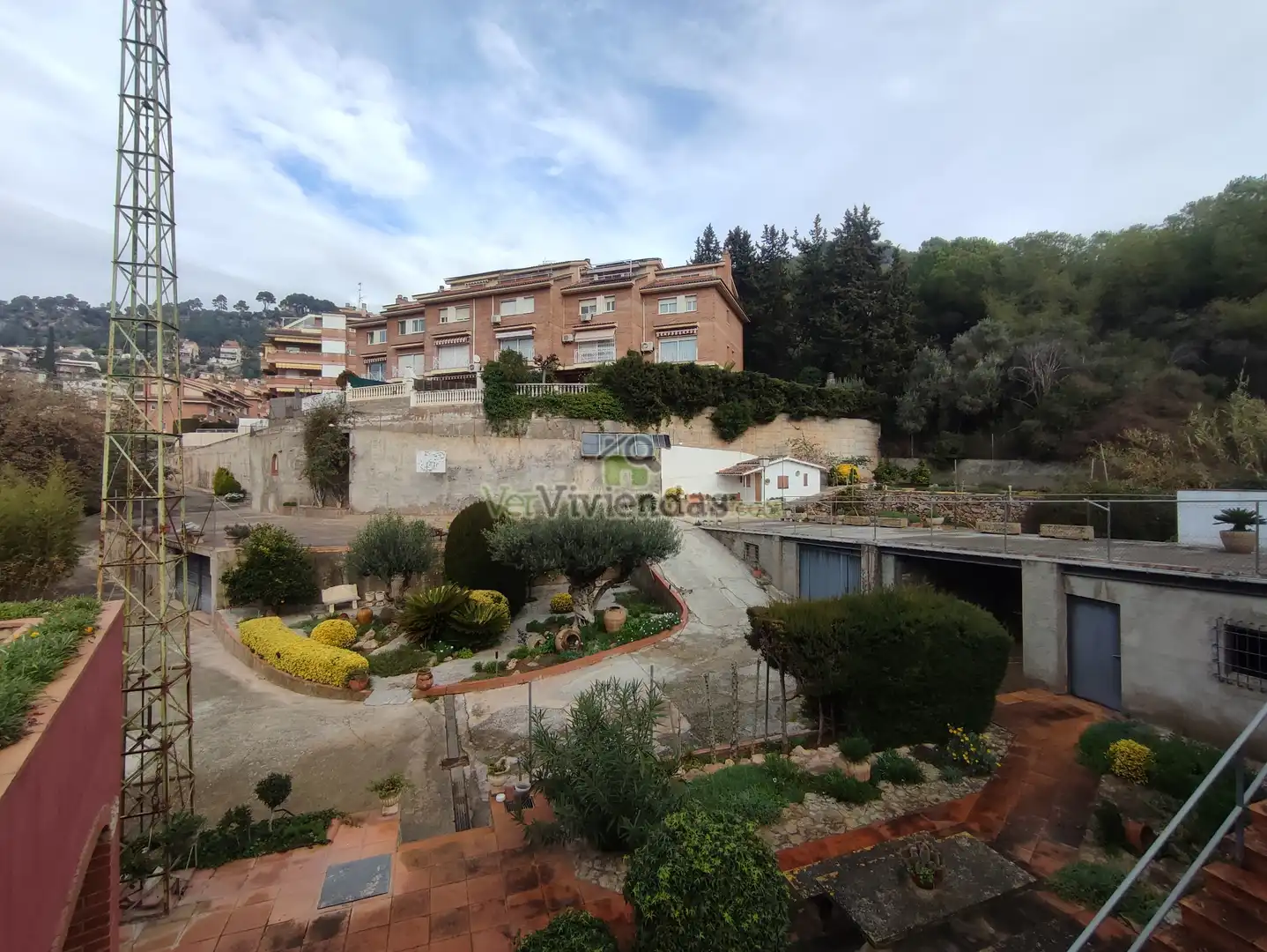 Vista exterior de Casa o xalet en venda en La Palma de Cervelló amb Calefacció, Jardí privat i Terrassa
