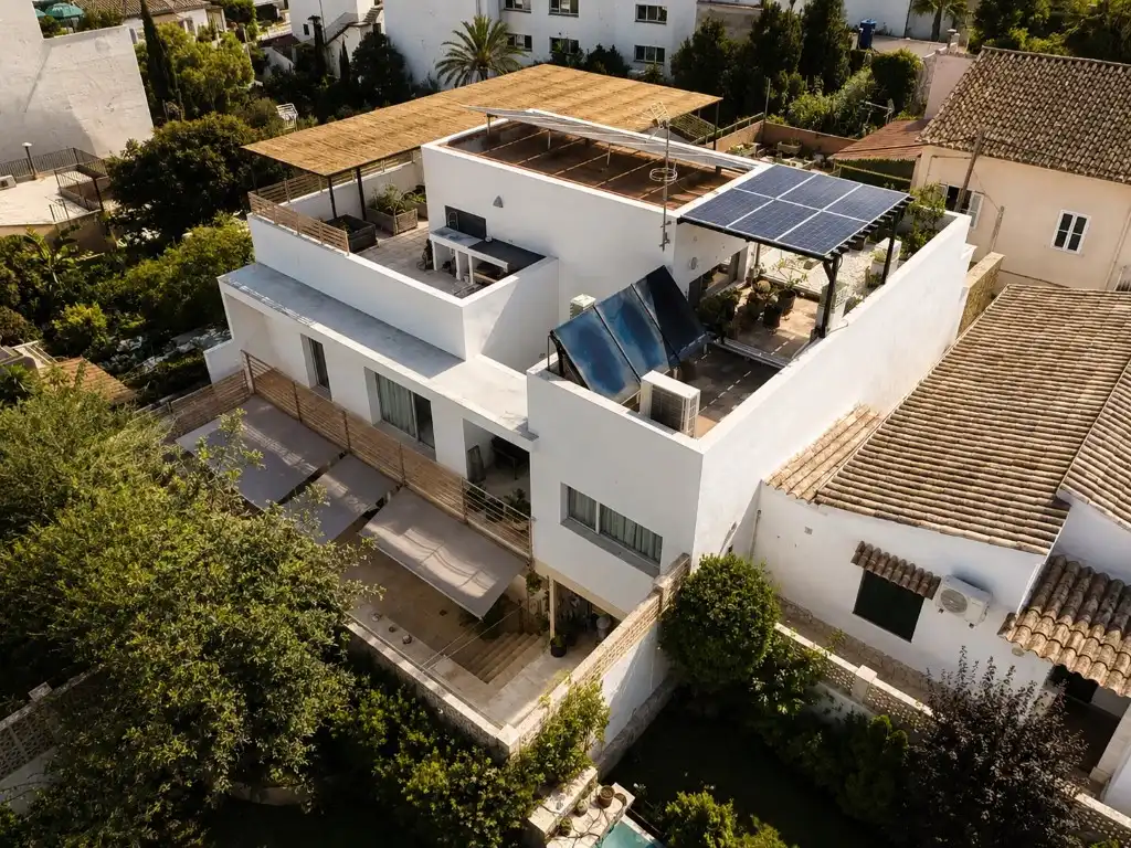 Vista exterior de Casa o xalet en venda en  Palma de Mallorca amb Aire condicionat, Calefacció i Piscina