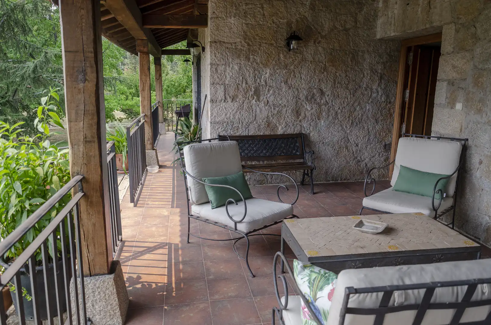 Terraza de Finca rústica en venta en La Adrada  con Jardín privado, Terraza y Piscina