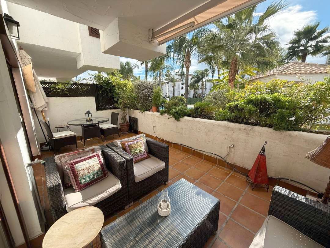 Terrace of Flat for sale in Estepona  with Private garden, Terrace and Swimming Pool