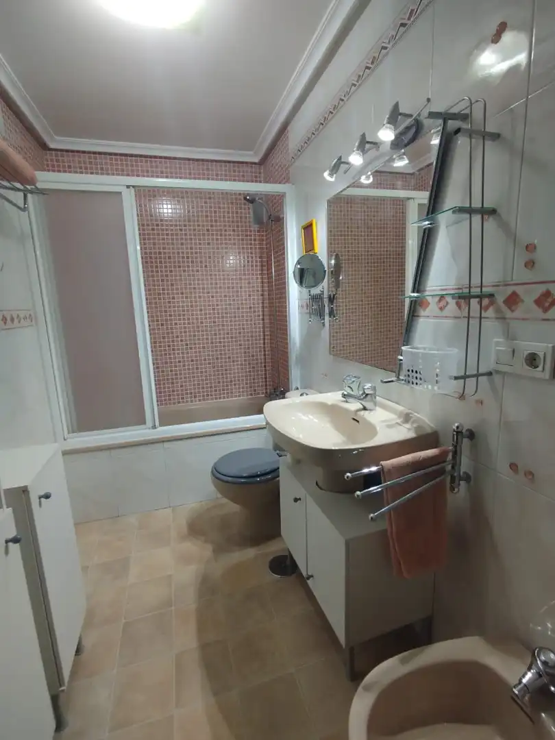 Bathroom of Flat for rent in Ciudad Real  with Heating, Terrace and Furnished