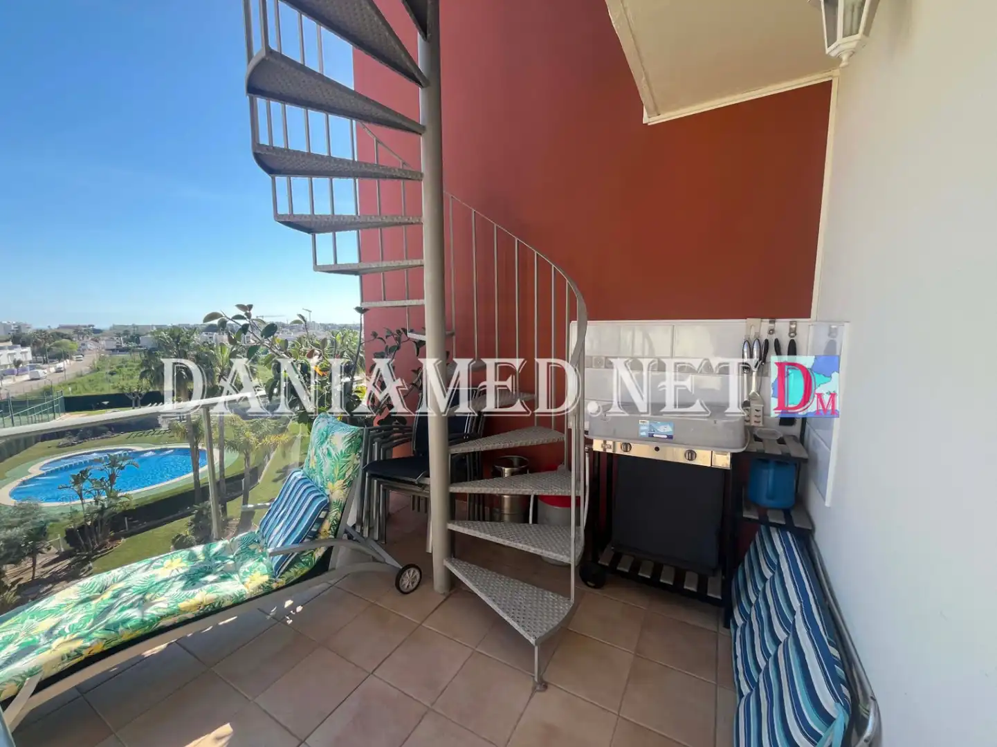 Balcony of Attic for sale in El Verger  with Air Conditioner, Heating and Private garden