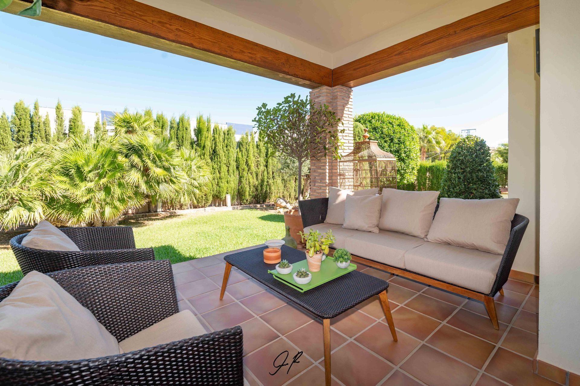Jardí de Casa o xalet en venda en Dénia amb Aire condicionat, Calefacció i Jardí privat