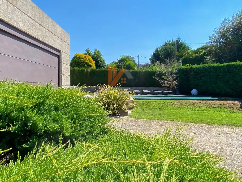 Jardín de Casa o chalet en venta en Ames con Jardín privado, Terraza y Piscina