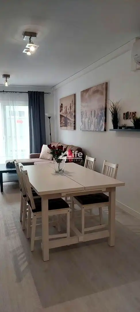 Living room of Flat for sale in Adeje  with Air Conditioner, Terrace and Furnished