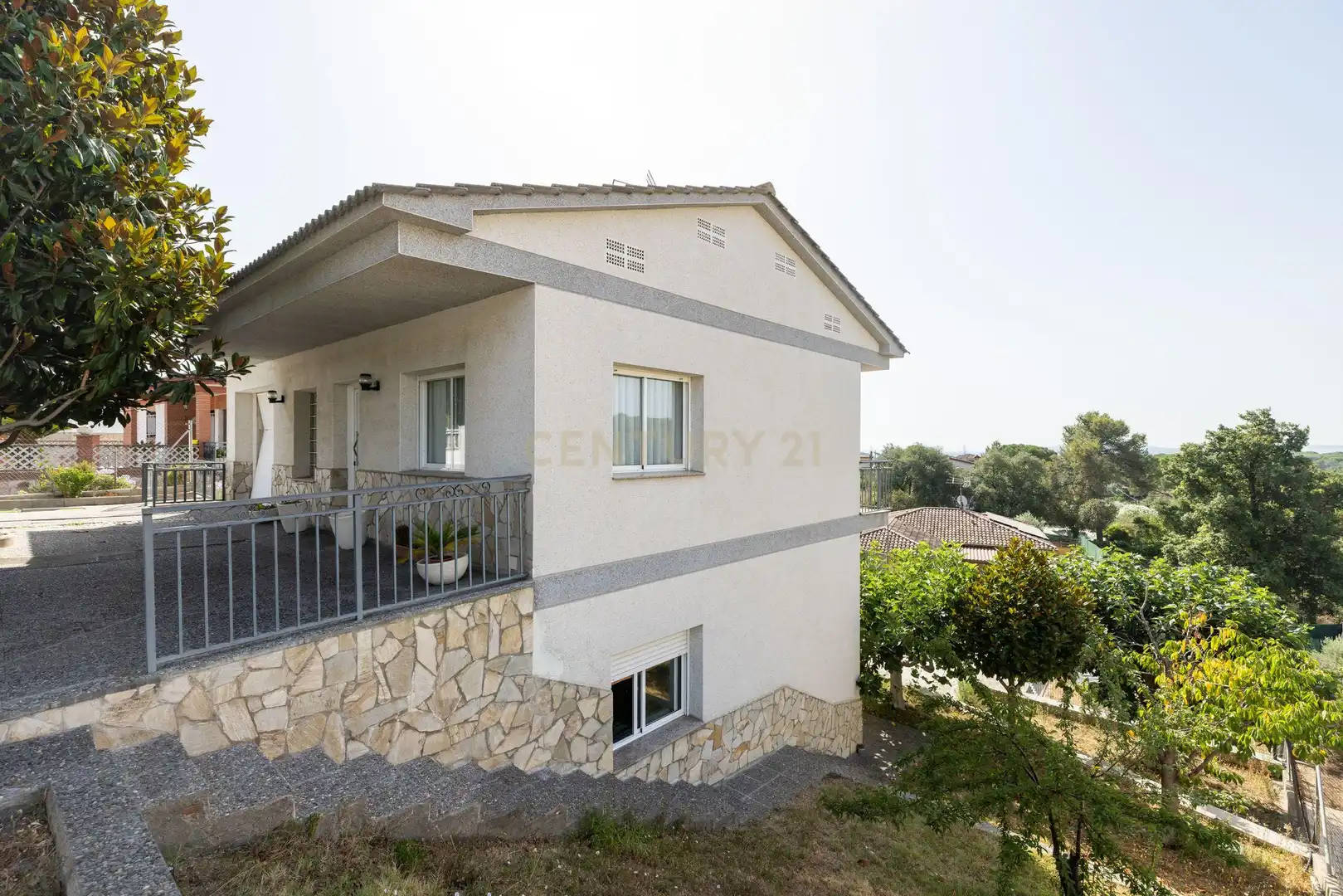 Vista exterior de Casa o chalet en venta en Fogars de la Selva con Jardín privado, Trastero y Piscina