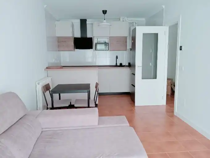 Kitchen of Flat for rent in Miengo  with Heating, Private garden and Parquet flooring