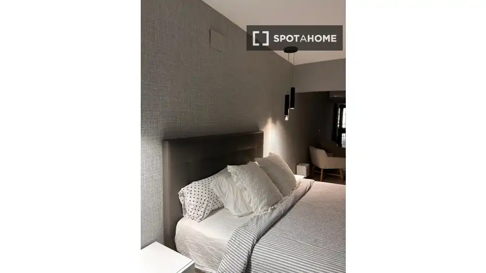 Habitación de Piso de alquiler en Madrid con Aire acondicionado, Calefacción y Amueblado