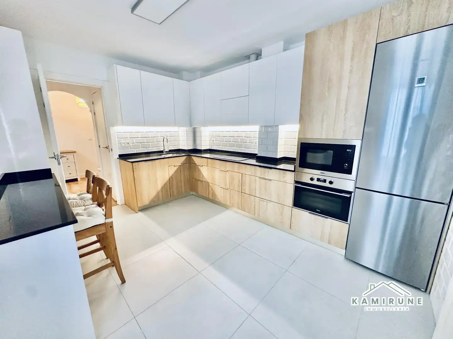 Cocina de Piso en venta en Bilbao  con Calefacción, Terraza y Trastero