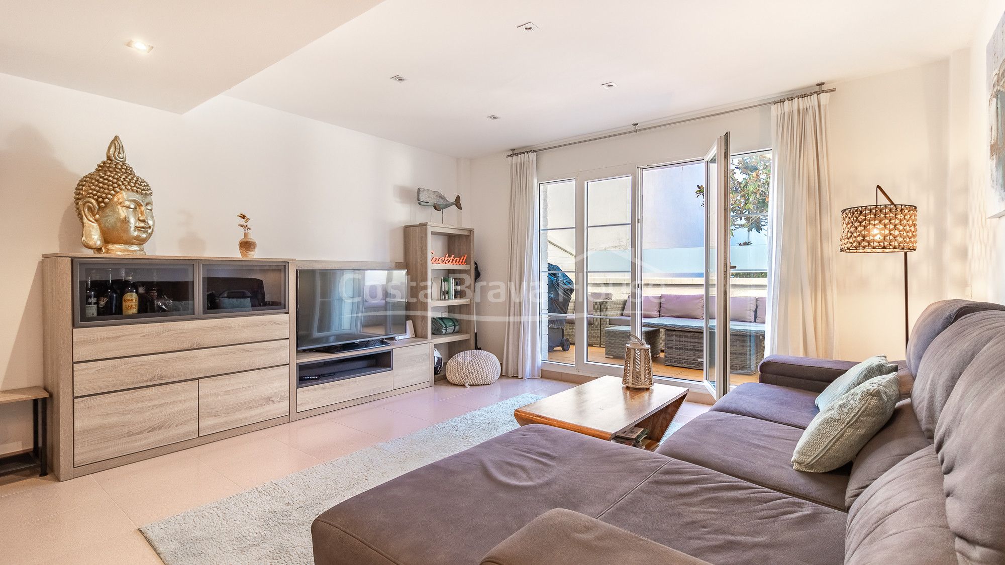 Sala d'estar de Casa adosada en venda en Palafrugell amb Aire condicionat, Calefacció i Terrassa