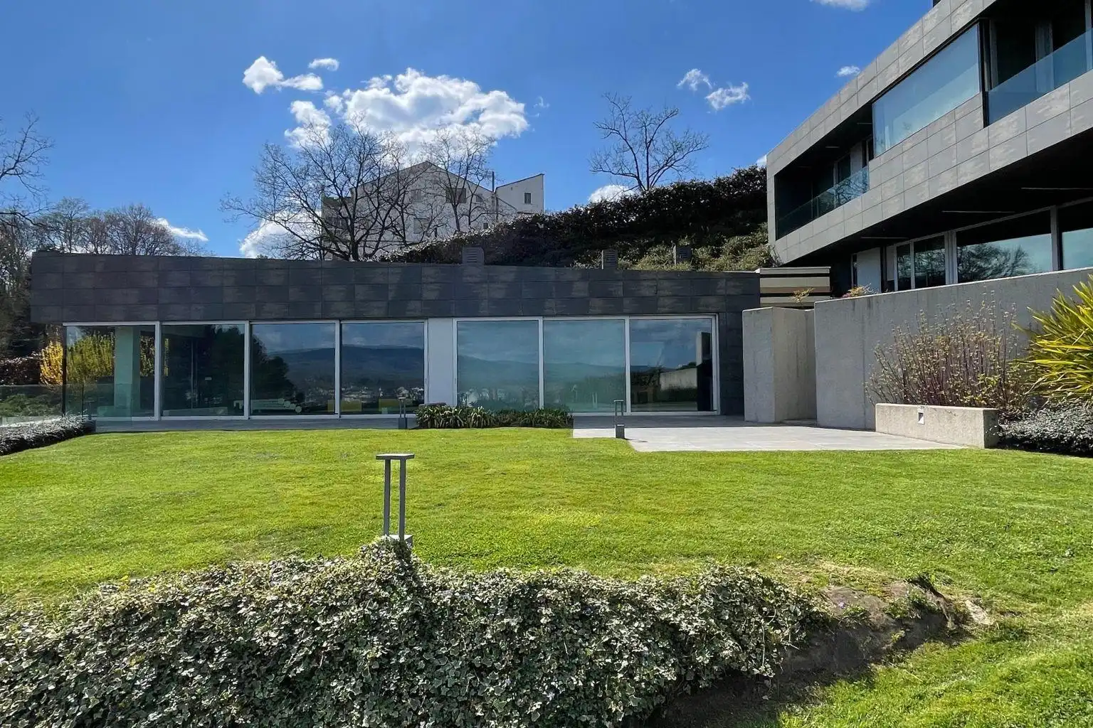 Vista exterior de Casa o chalet en venta en Sarria con Aire acondicionado, Jardín privado y Terraza